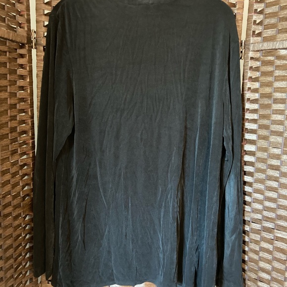 Chico’s 2 top cardigan jacket large 12/14 casual stretch - Picture 3 of 4